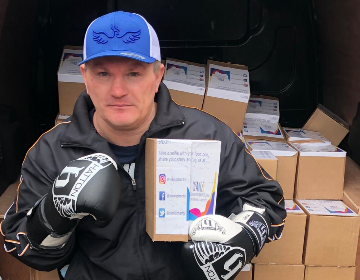 Ricky Hatton delivered thousands of care packages to Manchester&#8217;s homeless this week, The Manc