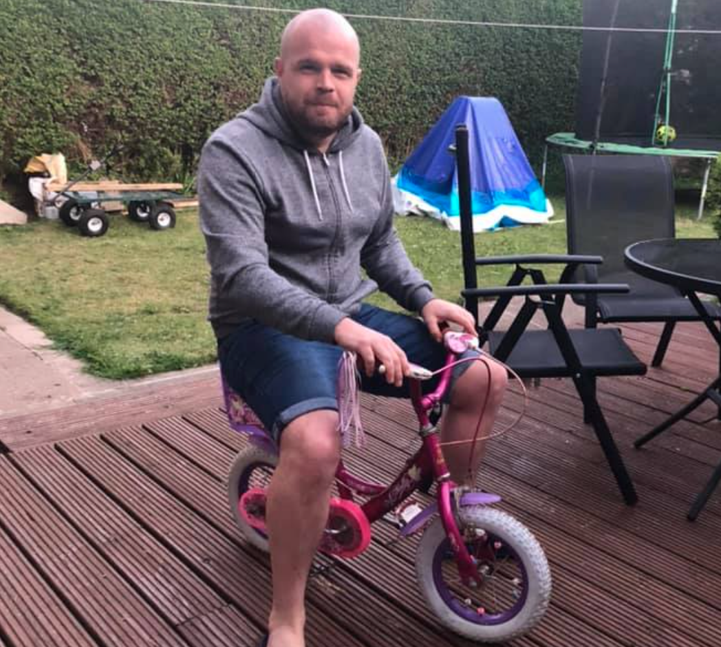 This Wythenshawe man is cycling from Manchester to Glasgow on his toddler&#8217;s bike for charity, The Manc