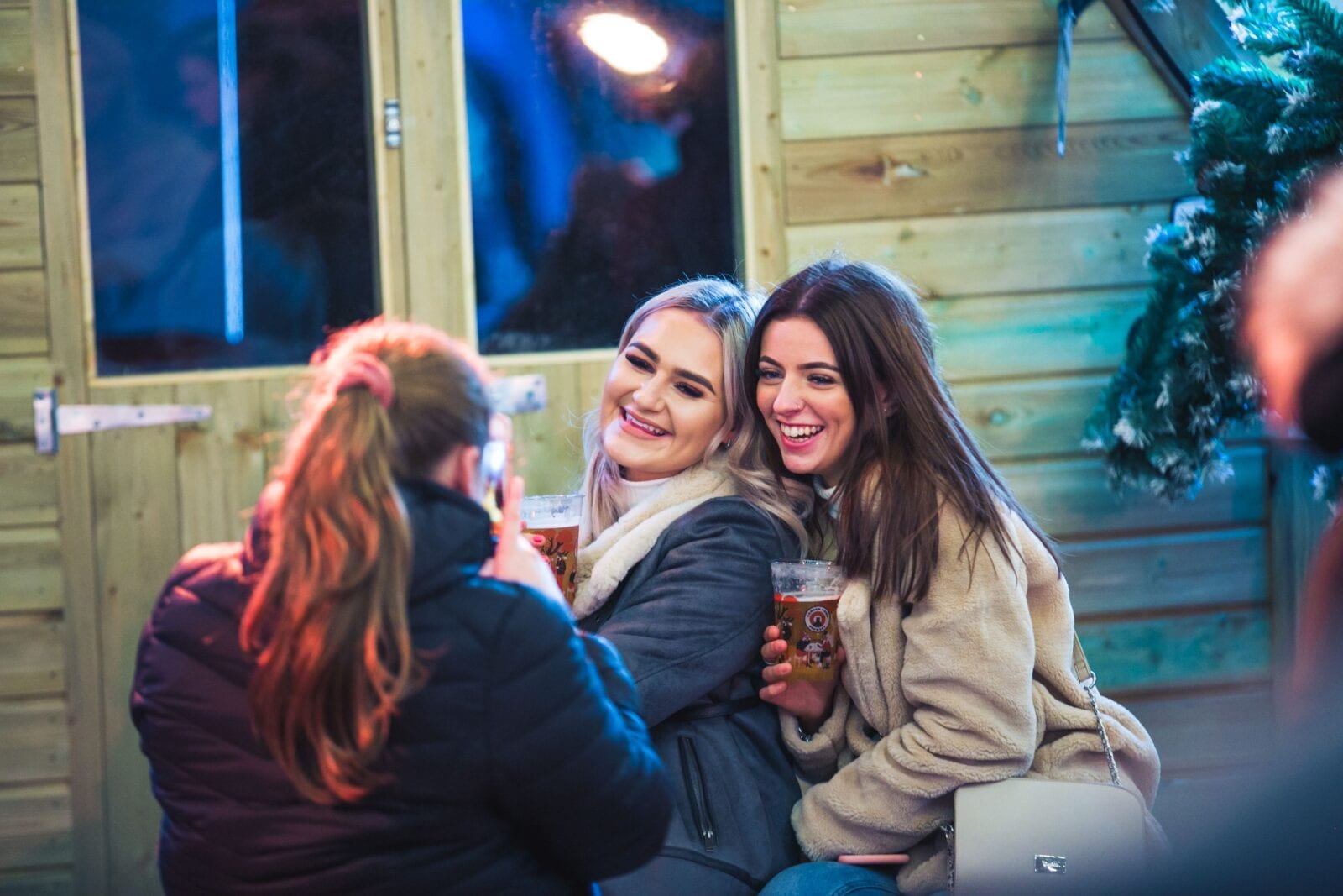 Bar Hütte takes over Great Northern square with music, mince pies and private alpine cabins, The Manc