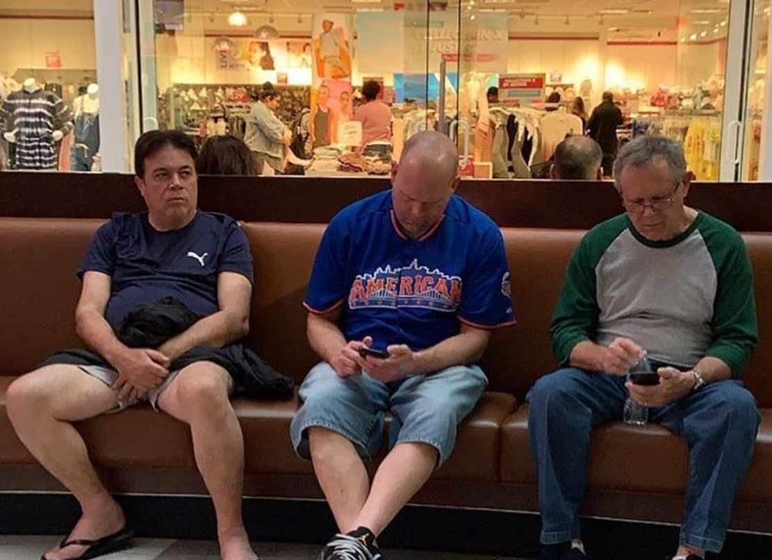 There&#8217;s an Instagram account dedicated to pictures of miserable men on shopping trips, The Manc