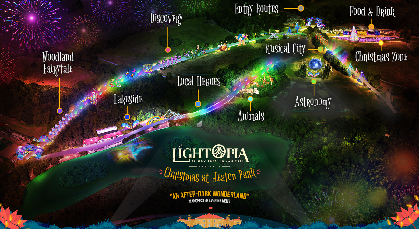 Lightopia is extending its stay at Heaton Park after lockdown ends this December, The Manc