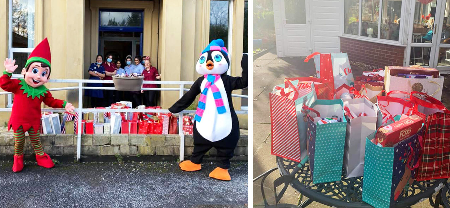 Community heroes in Rochdale deliver hundreds of festive gift boxes to care home residents, The Manc