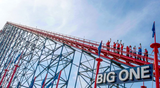 You can take an escorted 235ft climb to the top of the Big One in Blackpool next year, The Manc