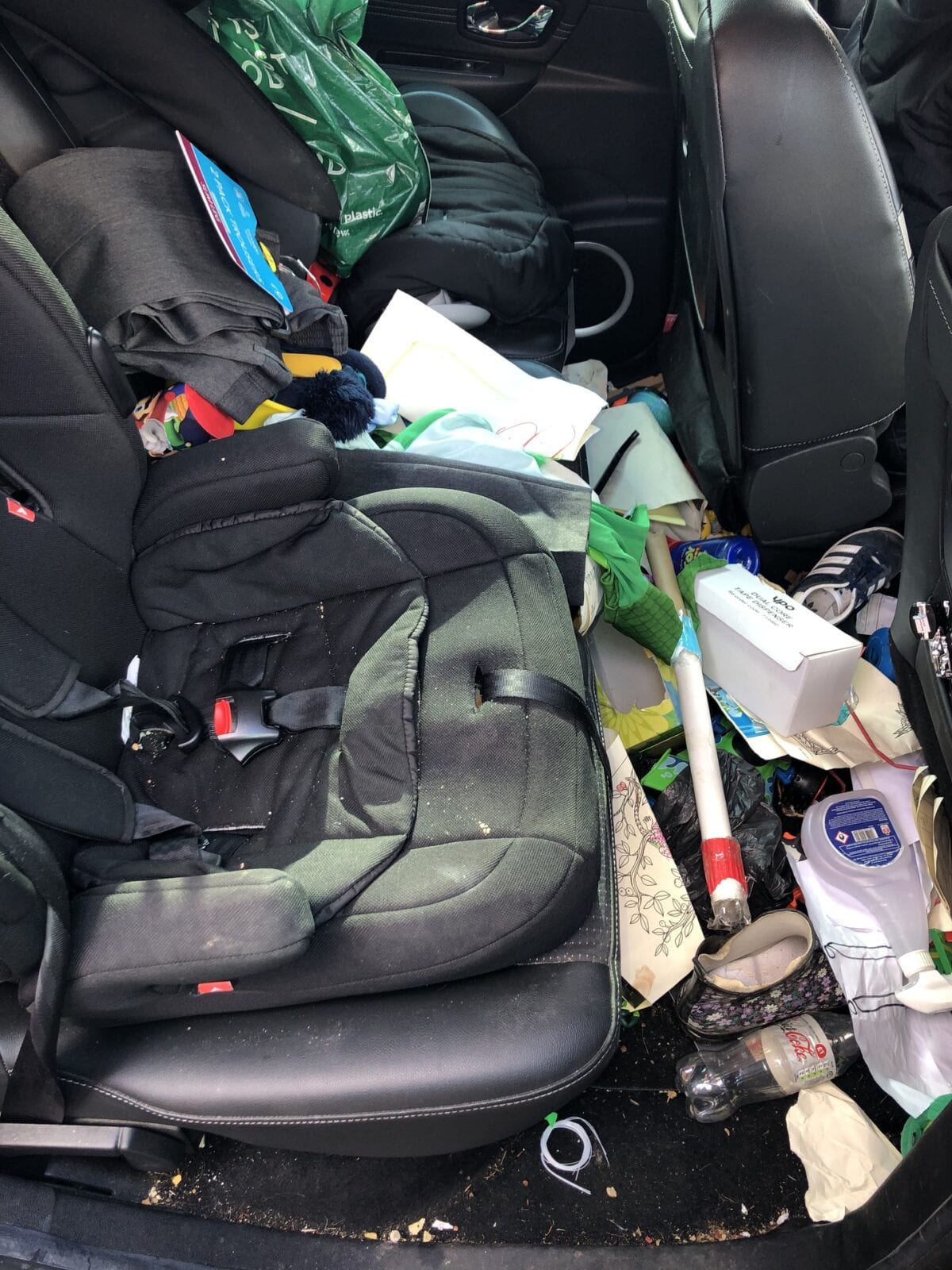 A woman from Manchester has been named as having the messiest car in the UK, The Manc