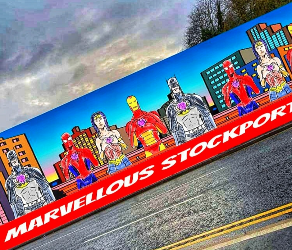 The Stockport Spider-Man is on a mission to make change by creating a &#8216;bridge of hope&#8217;, The Manc