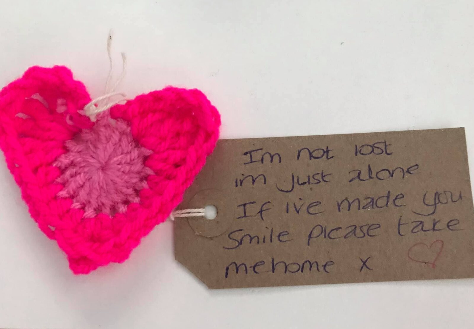The woman who leaves &#8216;random acts of crochet kindness&#8217; to make the people of Salford smile, The Manc