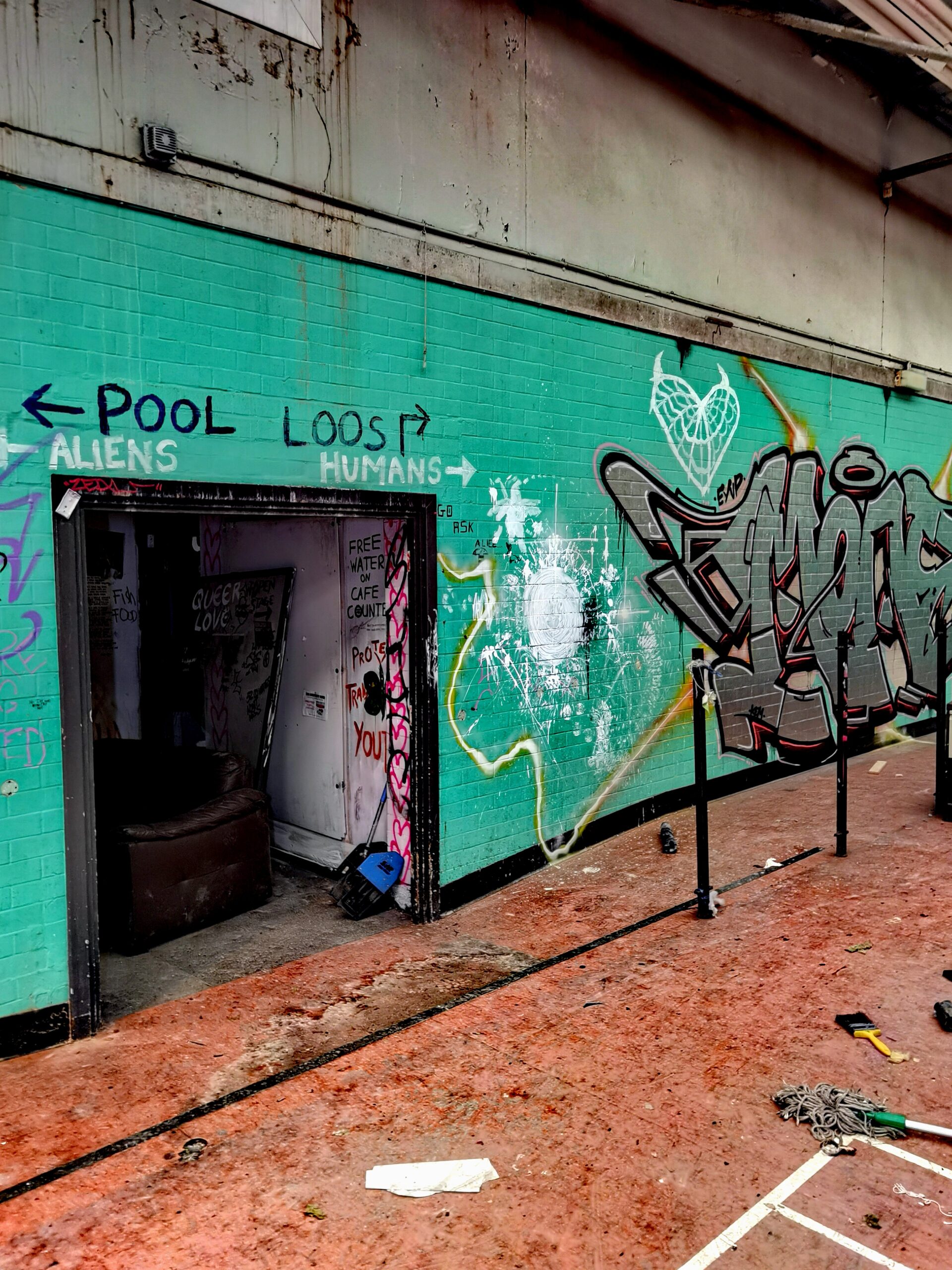 The Abandoned Chorlton Leisure Centre Taken Over By Squatters