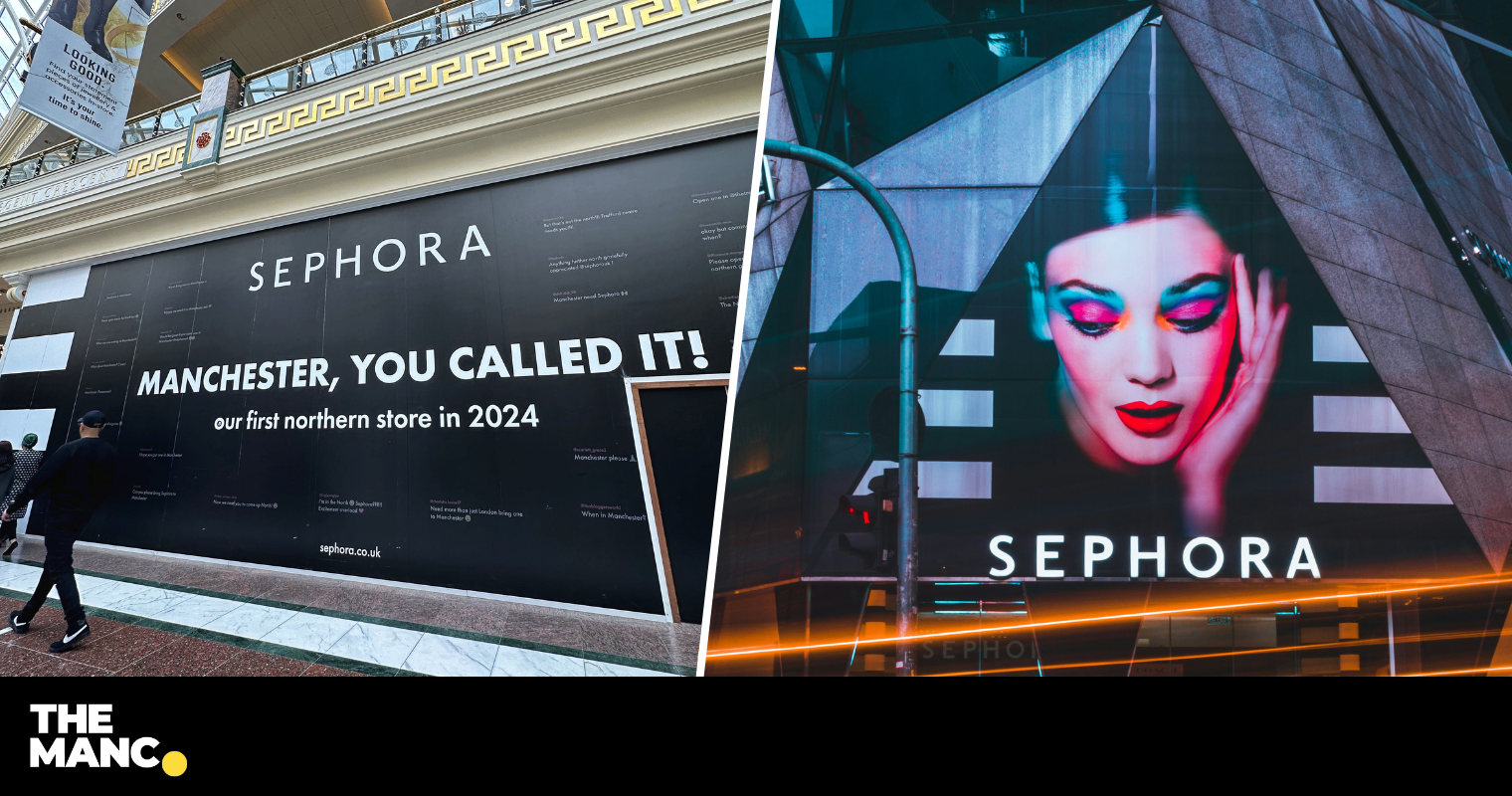 Sephora Opening Date For Megastore At Manchester Trafford Centre