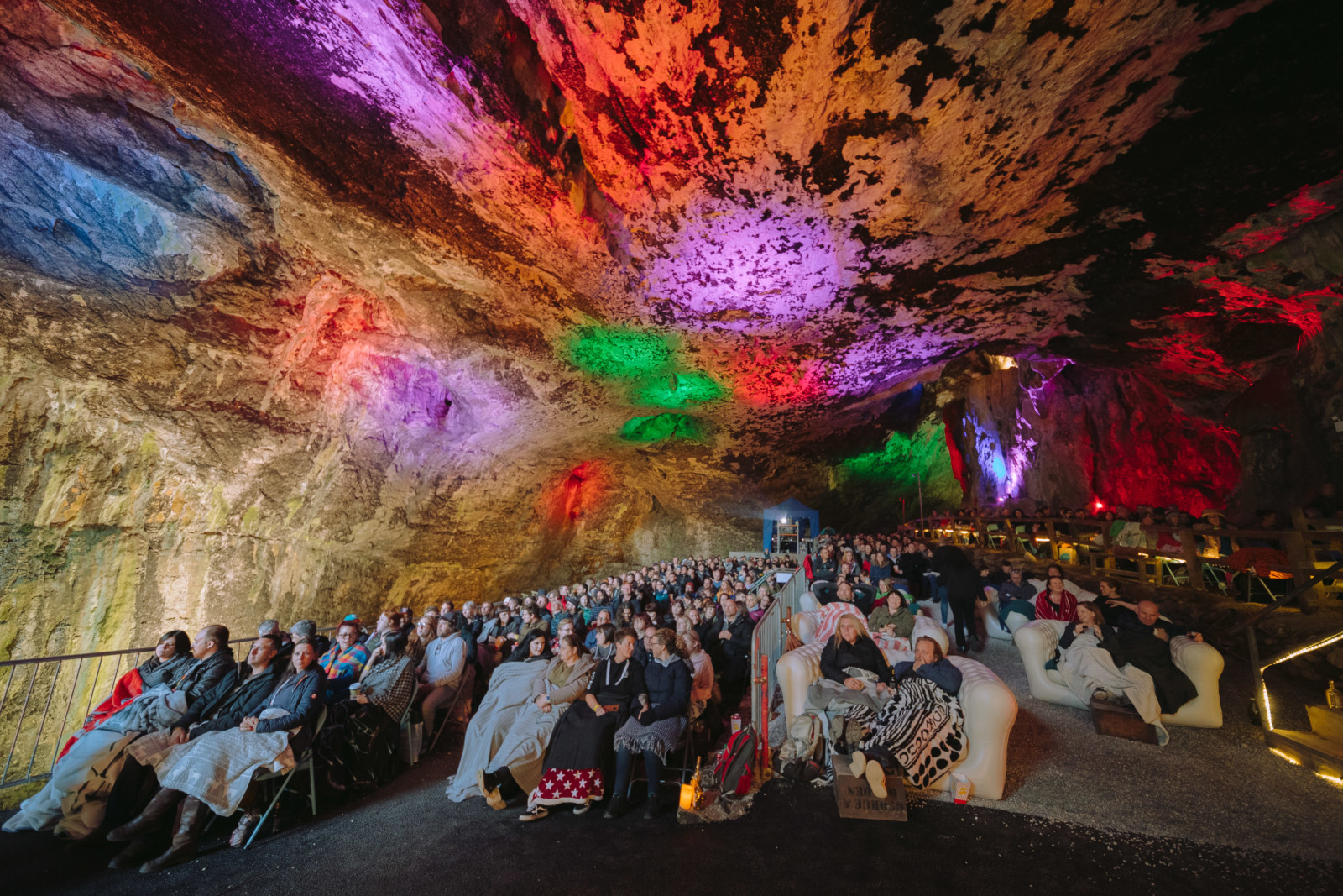 You can watch Jurassic Park, Westside Story, and more inside a Peak District cave next month, The Manc
