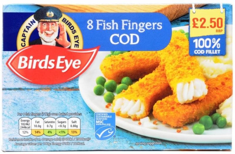 Birds Eye looking for someone to replace the Captain on Fish Fingers boxes, The Manc