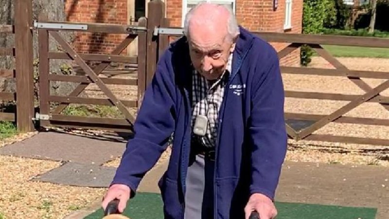 99-year-old WWII veteran raises £4m for the NHS by walking around his back garden, The Manc