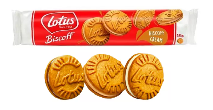 Lotus Biscoff has just released a cream sandwich biscuit, The Manc