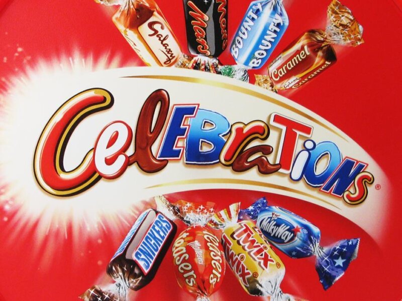 Tubs of Celebrations with Milky Way Crispy Rolls inside have been spotted at B&#038;M, The Manc