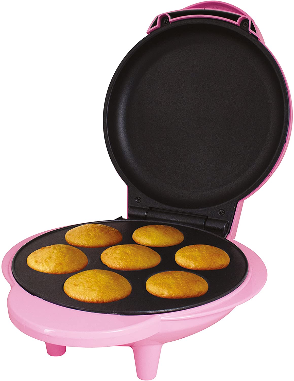 This mini cupcake maker bakes fresh, bite-sized cakes in minutes