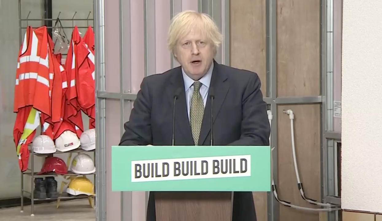 Prime Minister Boris Johnson outlines new UK affordable housing plan, The Manc