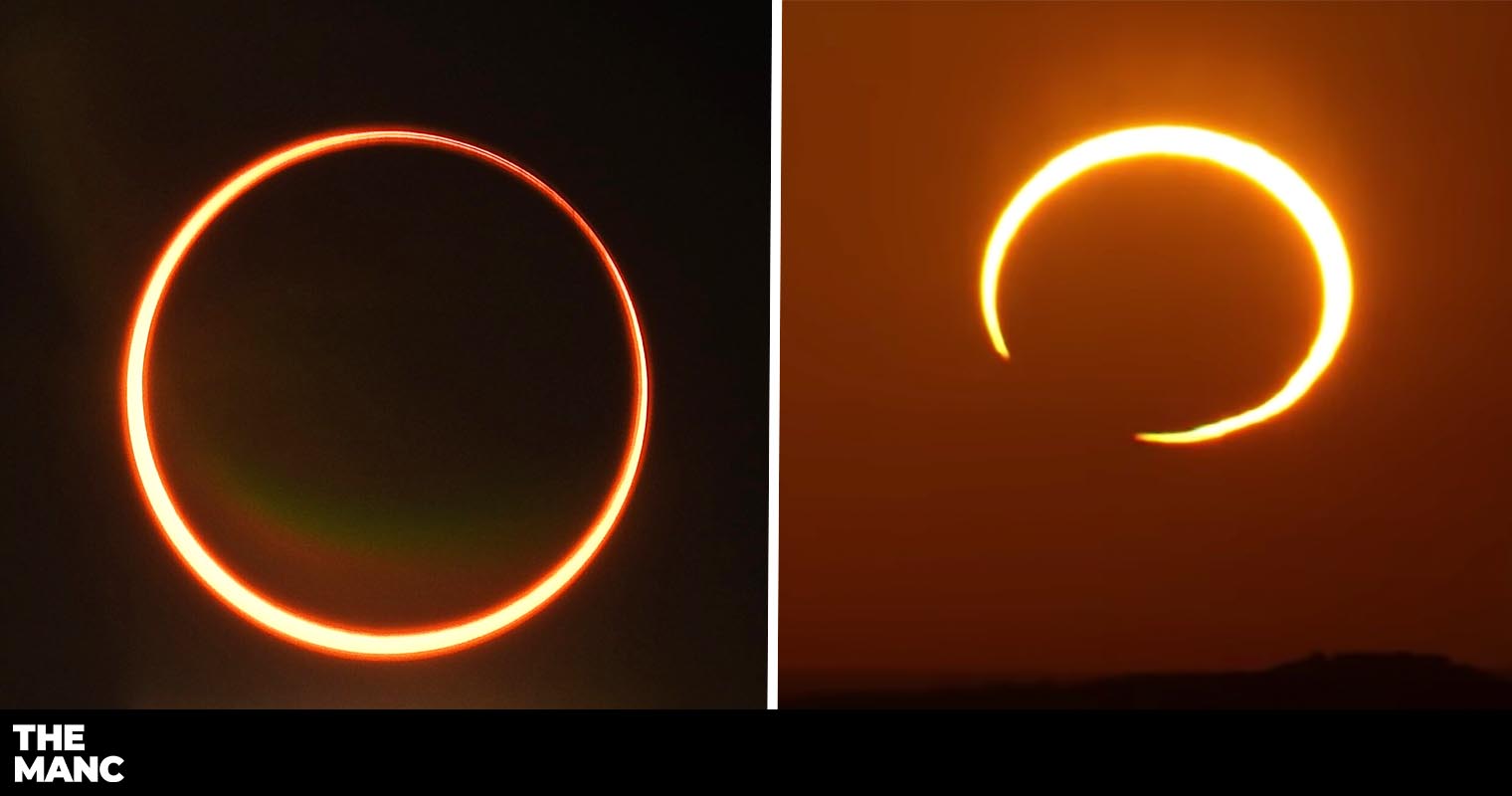 NASA share images of what the 'ring of fire' eclipse this weekend might