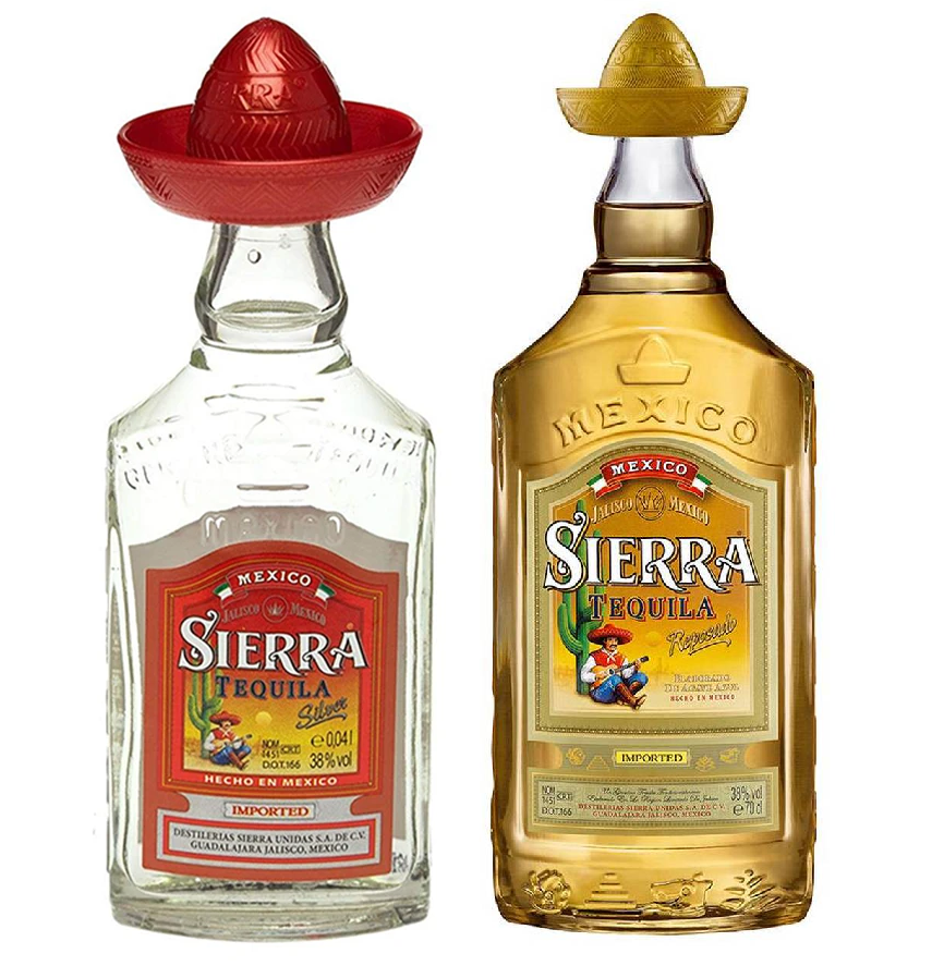 tequila with shot in the lid