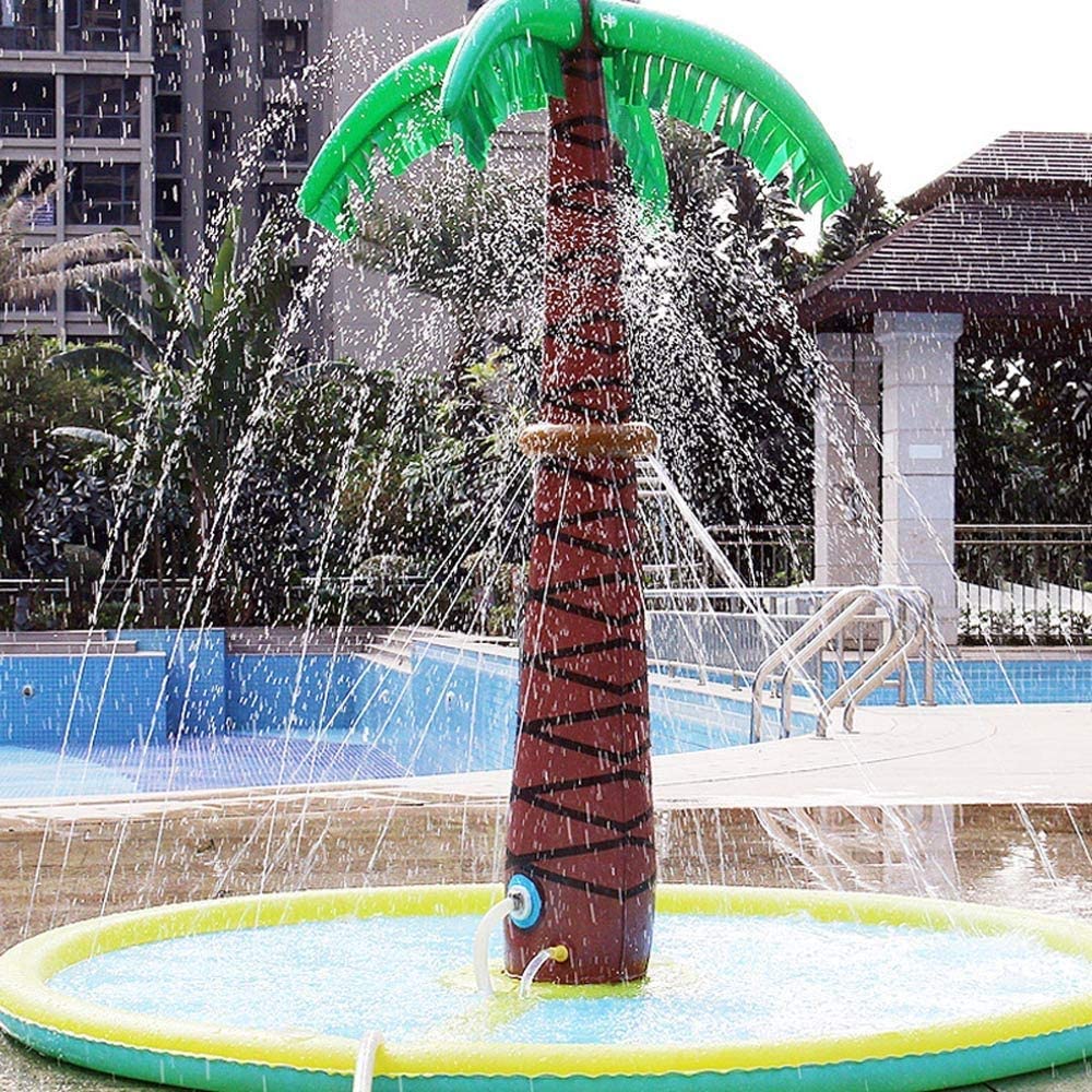 This inflatable palm tree water sprayer is perfect for the warm weather this weekend, The Manc