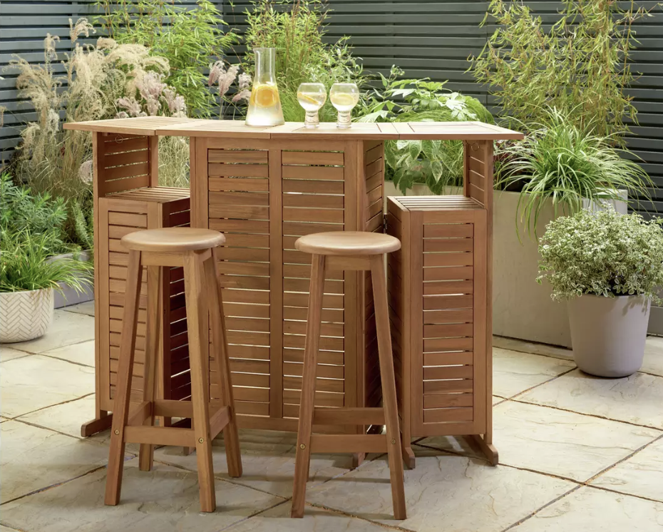 Argos has launched a foldable bar and it s perfect for the garden