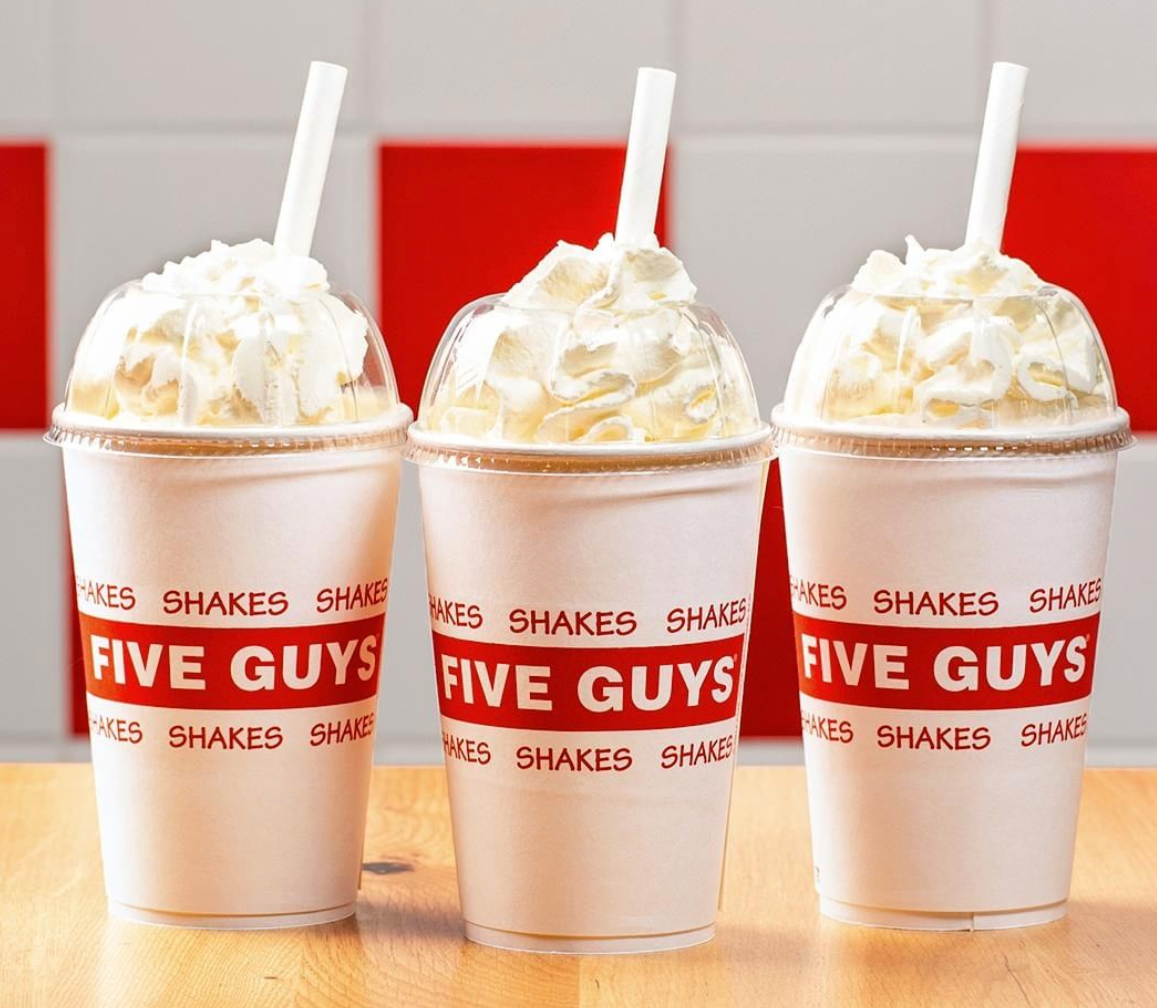 Five Guys Has Added Three New Shakes To Its Menu And Theyre Based On Classic Desserts The Manc 2434