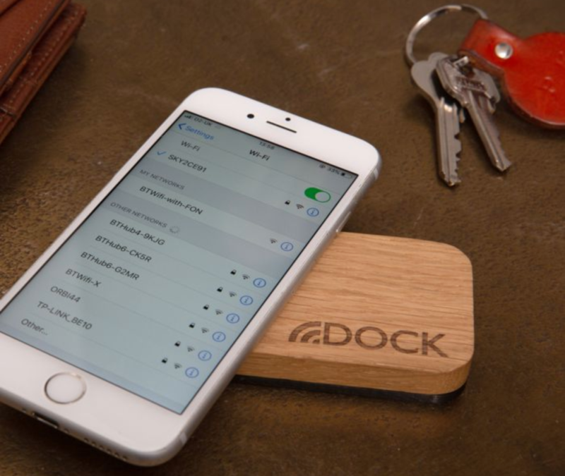 This password assistant dock connects your device to the WiFi with one touch, The Manc