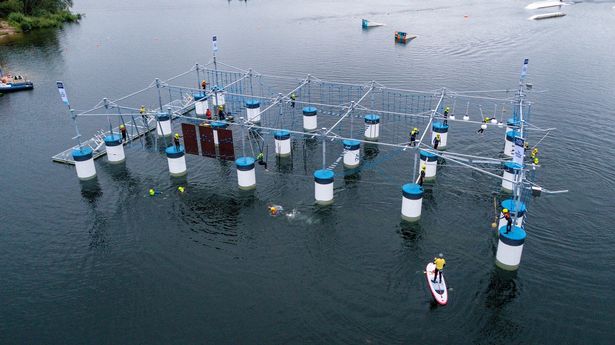 A new floating obstacle course has just opened up and it&#8217;s only 40 minutes from Manchester, The Manc