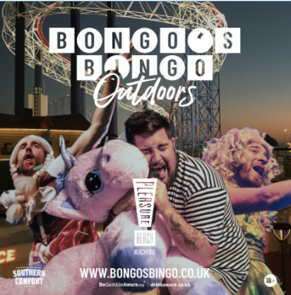 Bongo&#8217;s Bingo is hosting fully open-air shows at Blackpool Pleasure Beach this month, The Manc