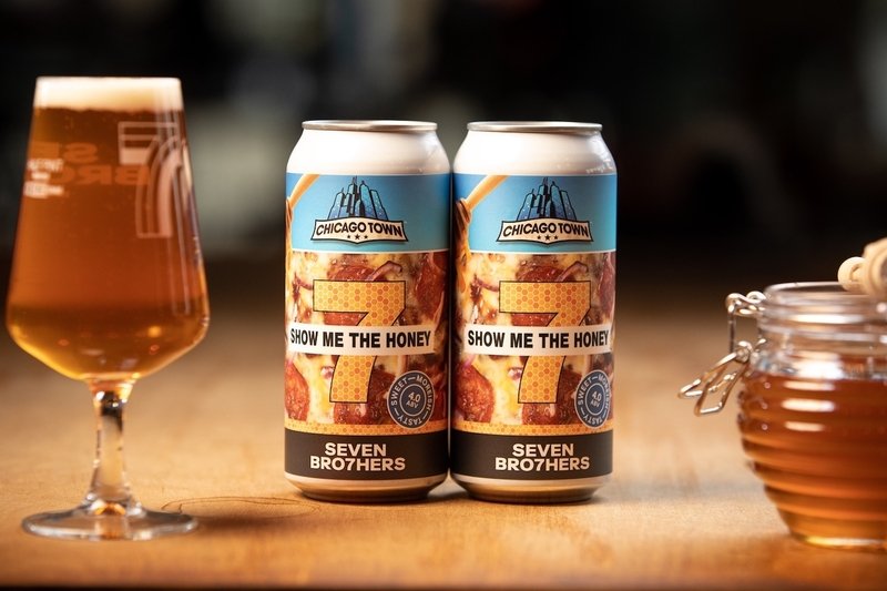Seven Bro7hers teams up with Chicago Town to produce a pizza-flavoured beer, The Manc