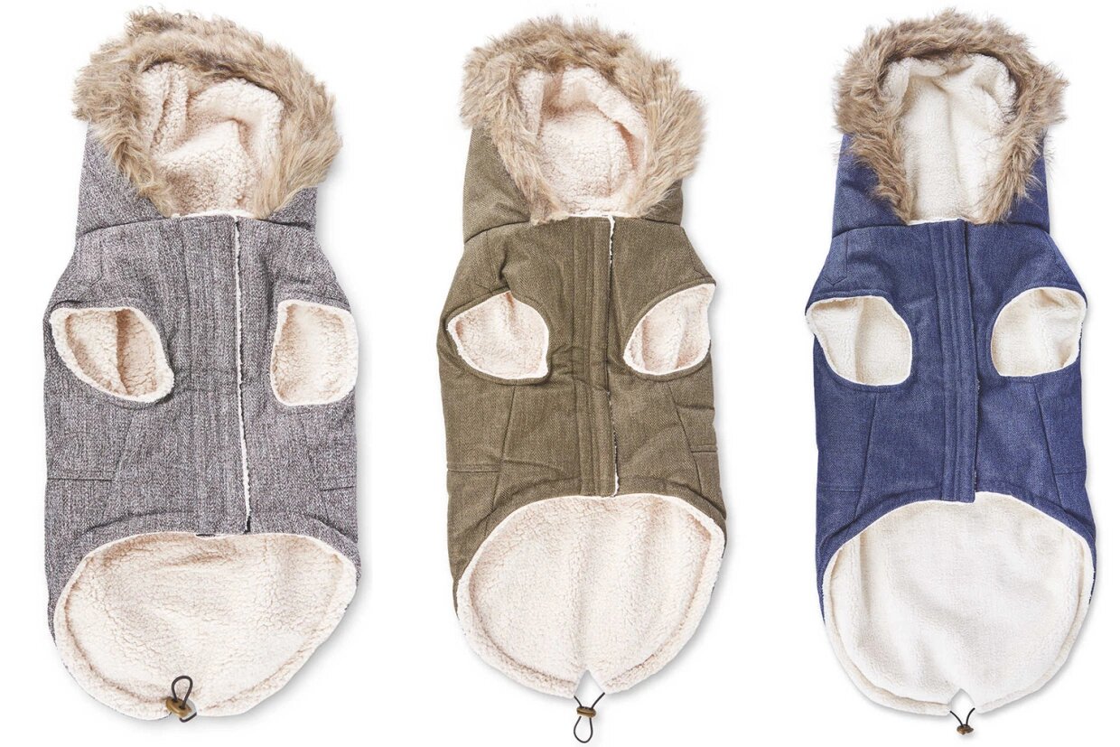 You can now buy your dog a hooded Parka coat from Aldi, The Manc