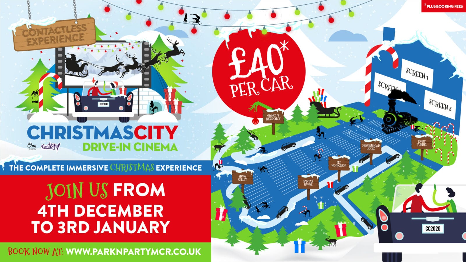 This drive-in Christmas event lets you whisk your whole family to the North Pole, The Manc