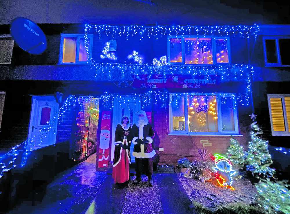 Droylsden couple raise over £2,600 for charity after transforming their garden into a grotto, The Manc