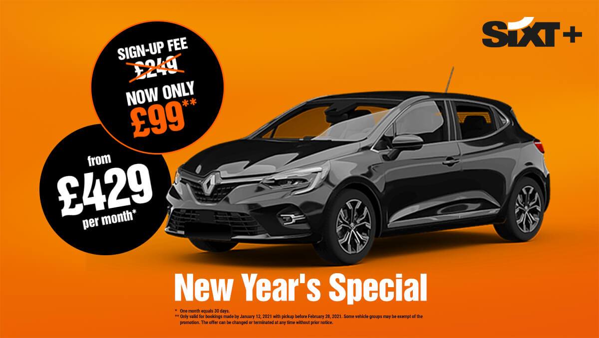 Car company Sixt offers New Year rental special if you sign up in January, The Manc