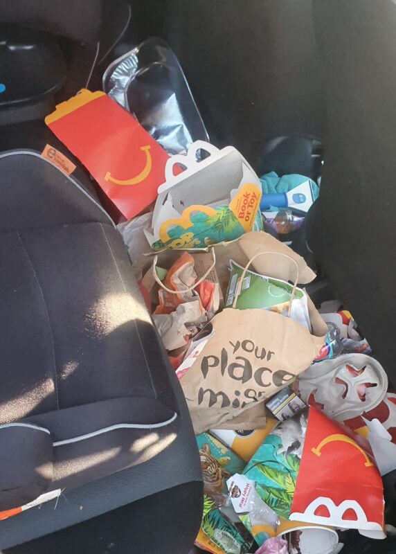 A woman from Manchester has been named as having the messiest car in the UK, The Manc