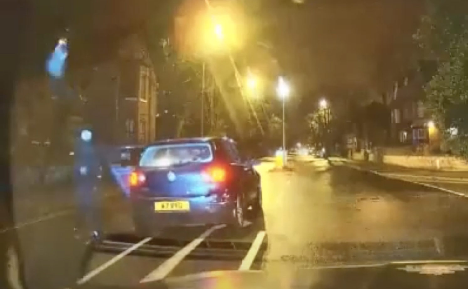 GMP chase footage shows man throw catalytic converter at police car in Didsbury, The Manc