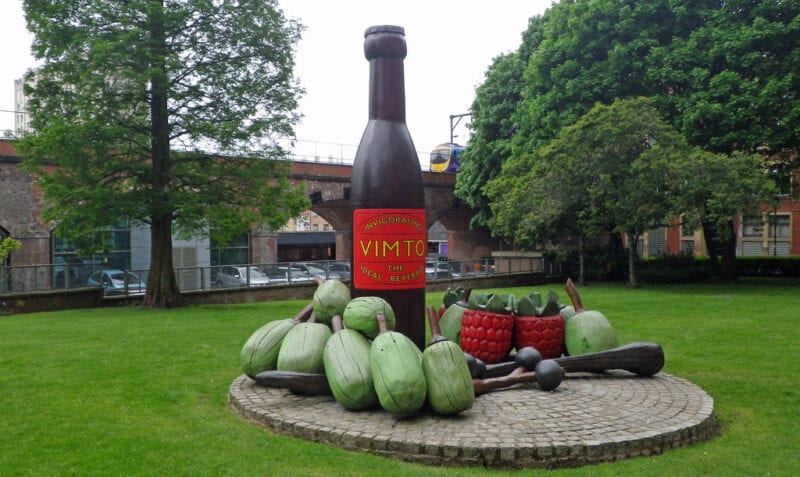 Why is there a Vimto bottle monument in Manchester?, The Manc