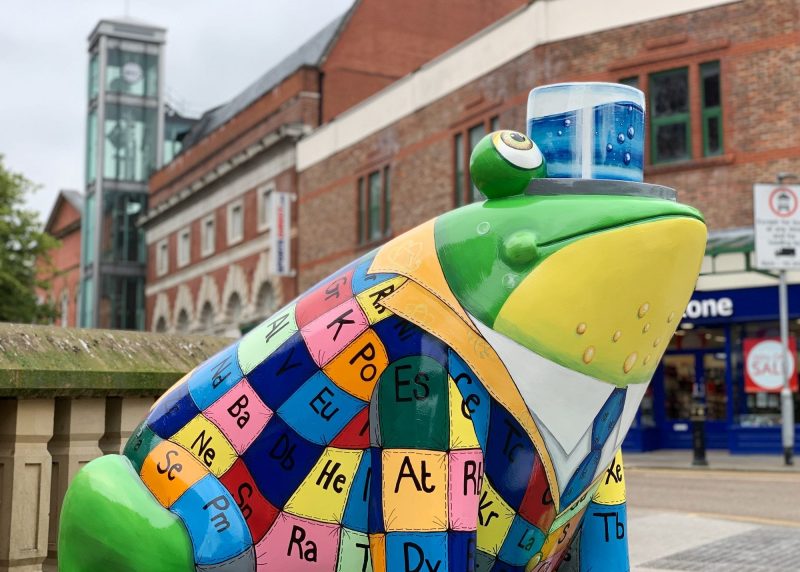 The giant colourful frogs are returning to Stockport town centre this summer, The Manc