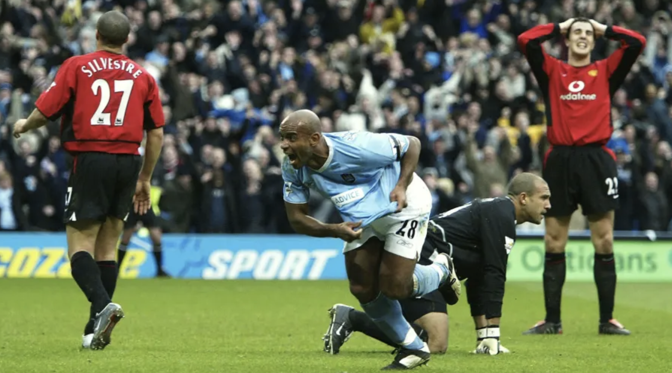 The extraordinary first derby at the City of Manchester Stadium, The Manc