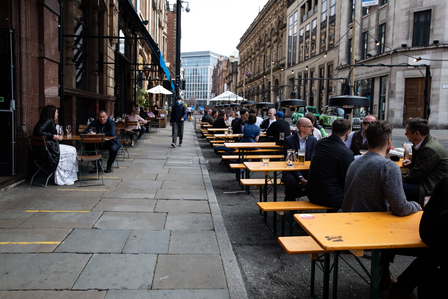 Albert&#8217;s Schloss has opened a new Alpine-inspired outdoor &#8216;drinking and dining&#8217; terrace in the street, The Manc