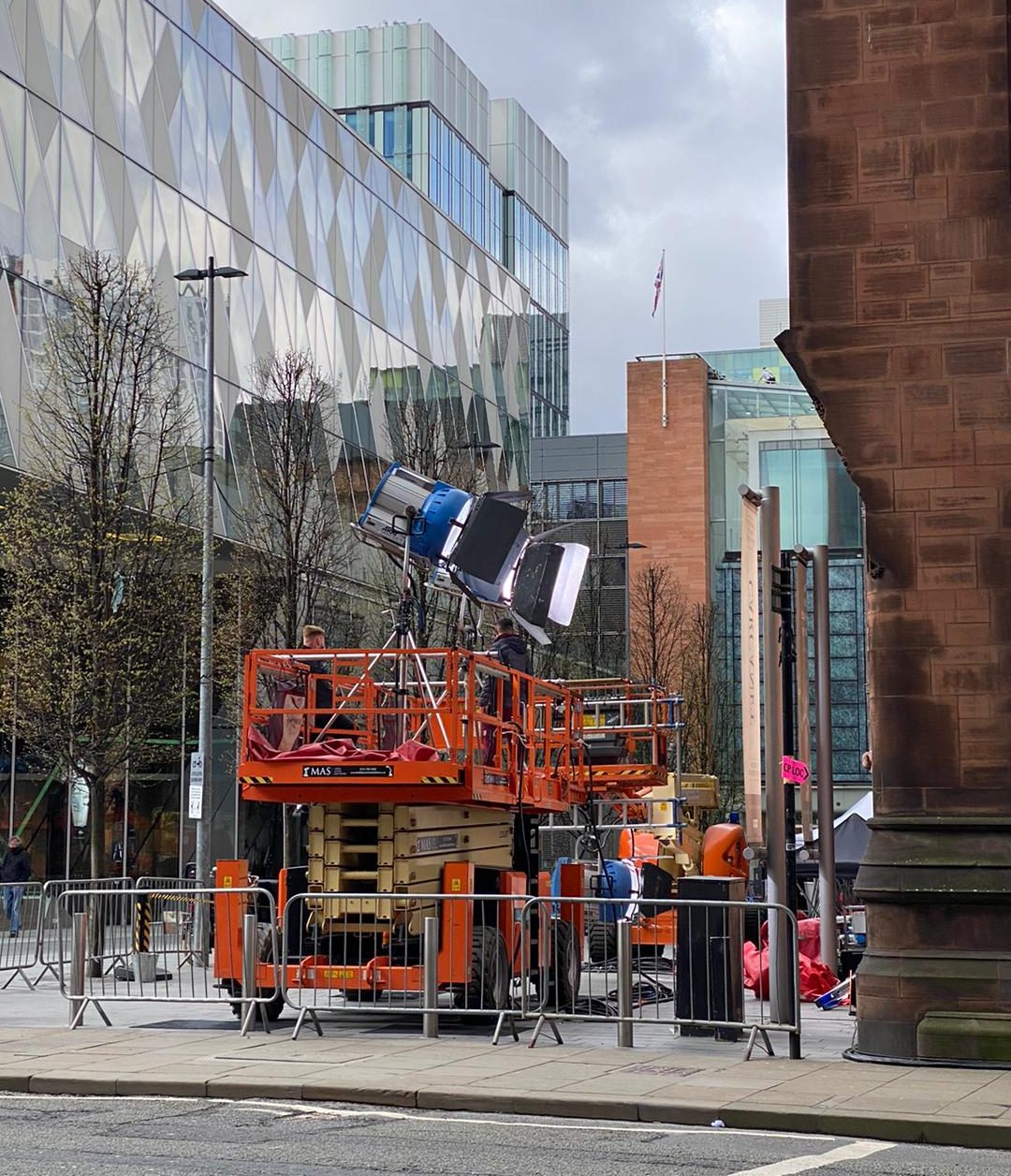 Netflix is currently filming a new series inside John Rylands Library on Deansgate, The Manc