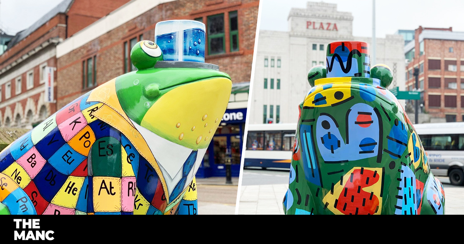 You can design one of Stockport's giant colourful frogs for this year's ...