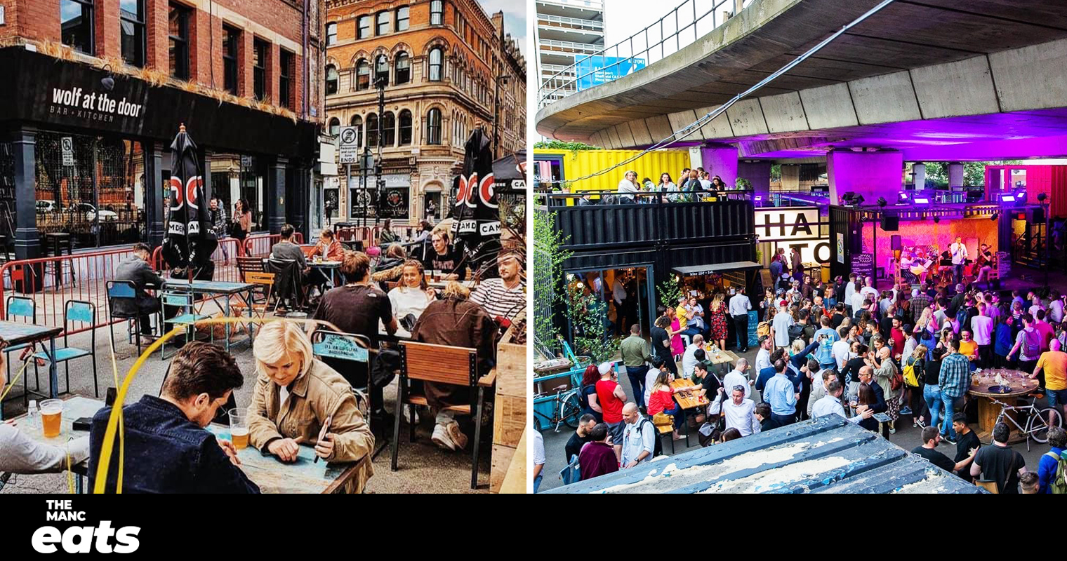 All the bars, cafes and restaurants in Manchester city centre doing ...