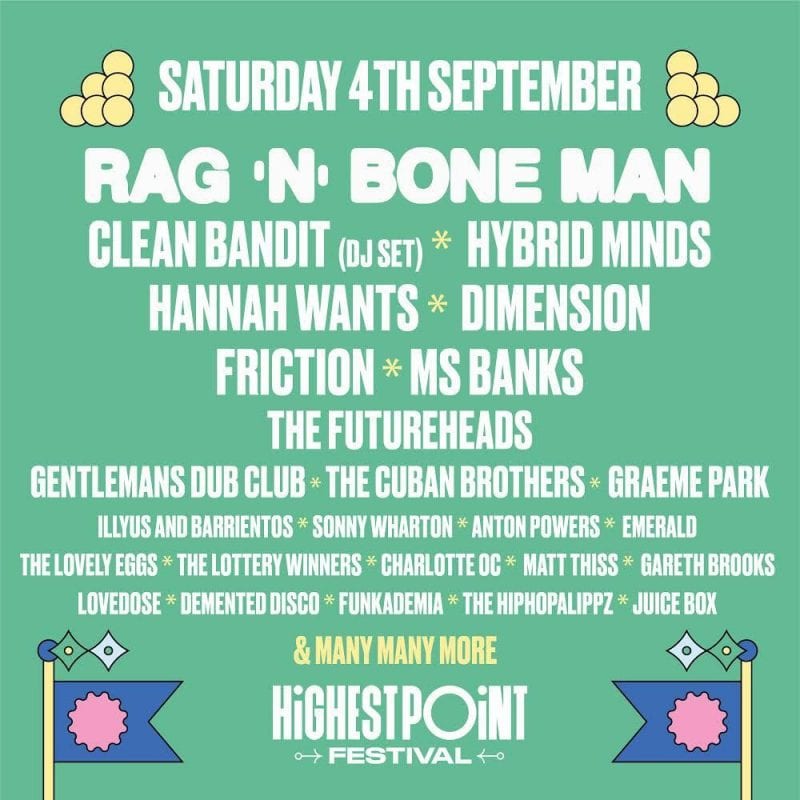 Lineup revealed for Lancashire's Highest Point Festival The Manc