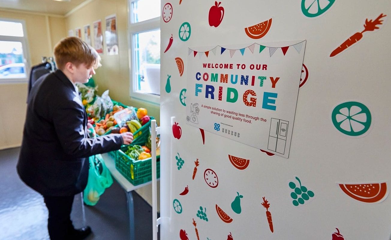 The first of 100 new &#8216;community fridges&#8217; in the UK launched in Wythenshawe, The Manc