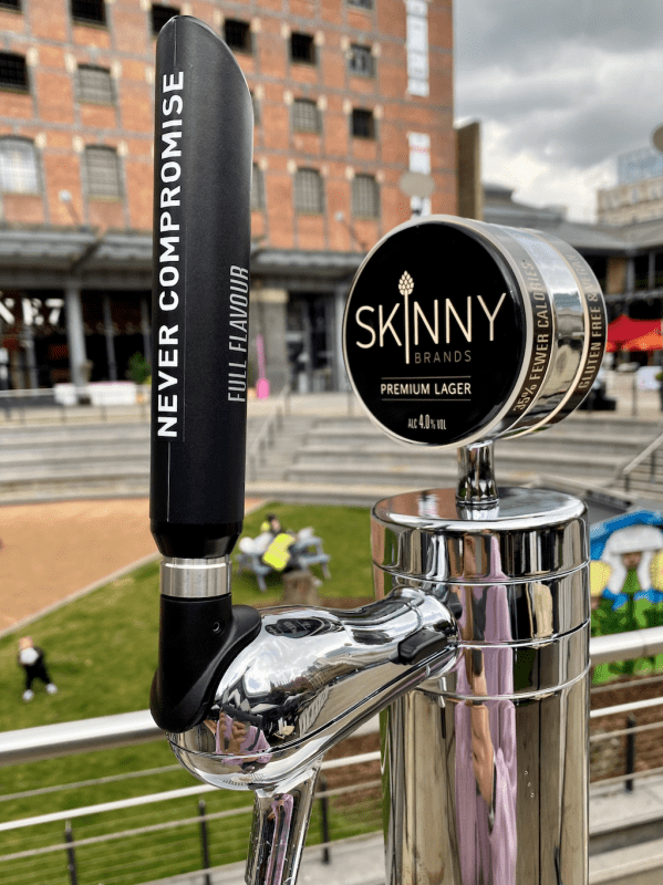 Skinny Lager is helping venues get back on their feet with £2,000 bar kit and 100 pints, The Manc