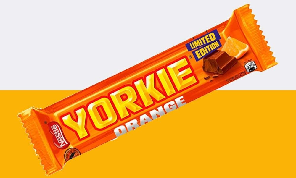 There&#8217;s a new limited edition Orange Yorkie bar and you can grab them from B&#038;M, The Manc
