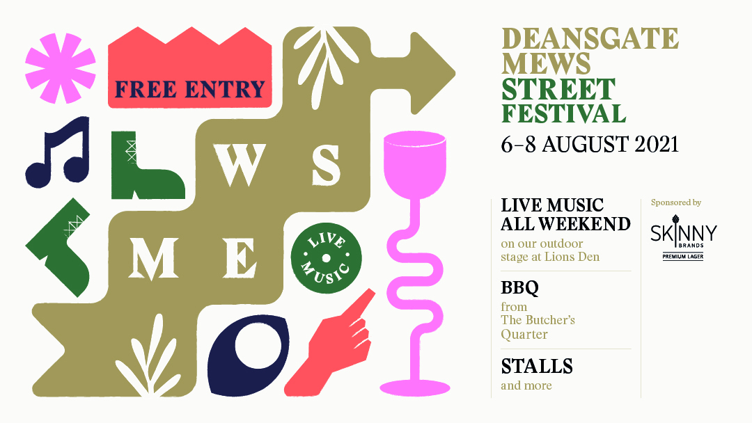 A three-day &#8216;summer street festival&#8217; is coming to Deansgate Mews this weekend, The Manc
