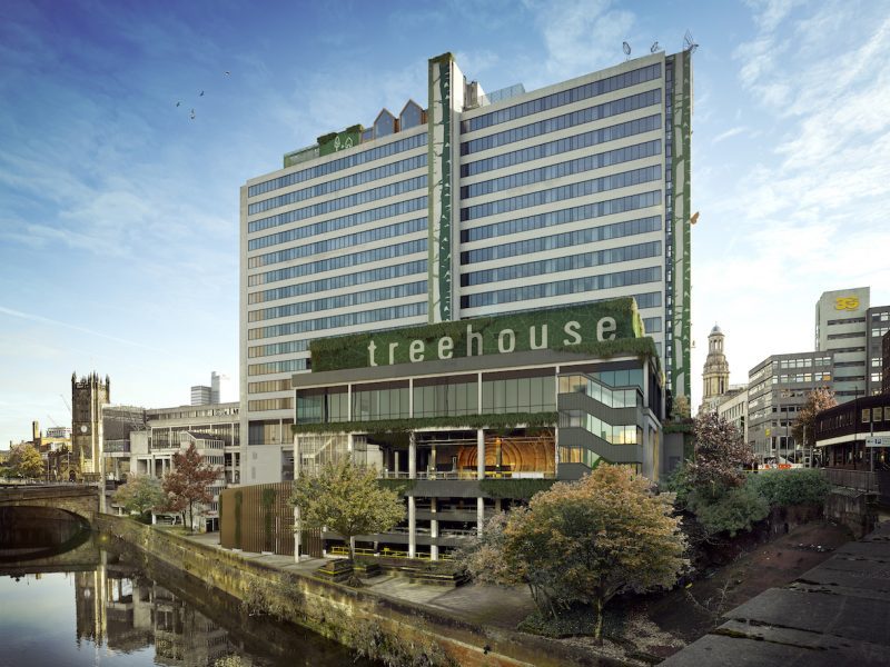 An iconic Manchester hotel is being turned into a TREEHOUSE hotel, The Manc