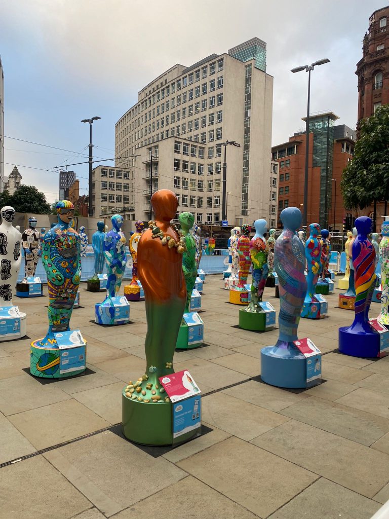 Why there are dozens of colourful statues in Manchester this morning ...