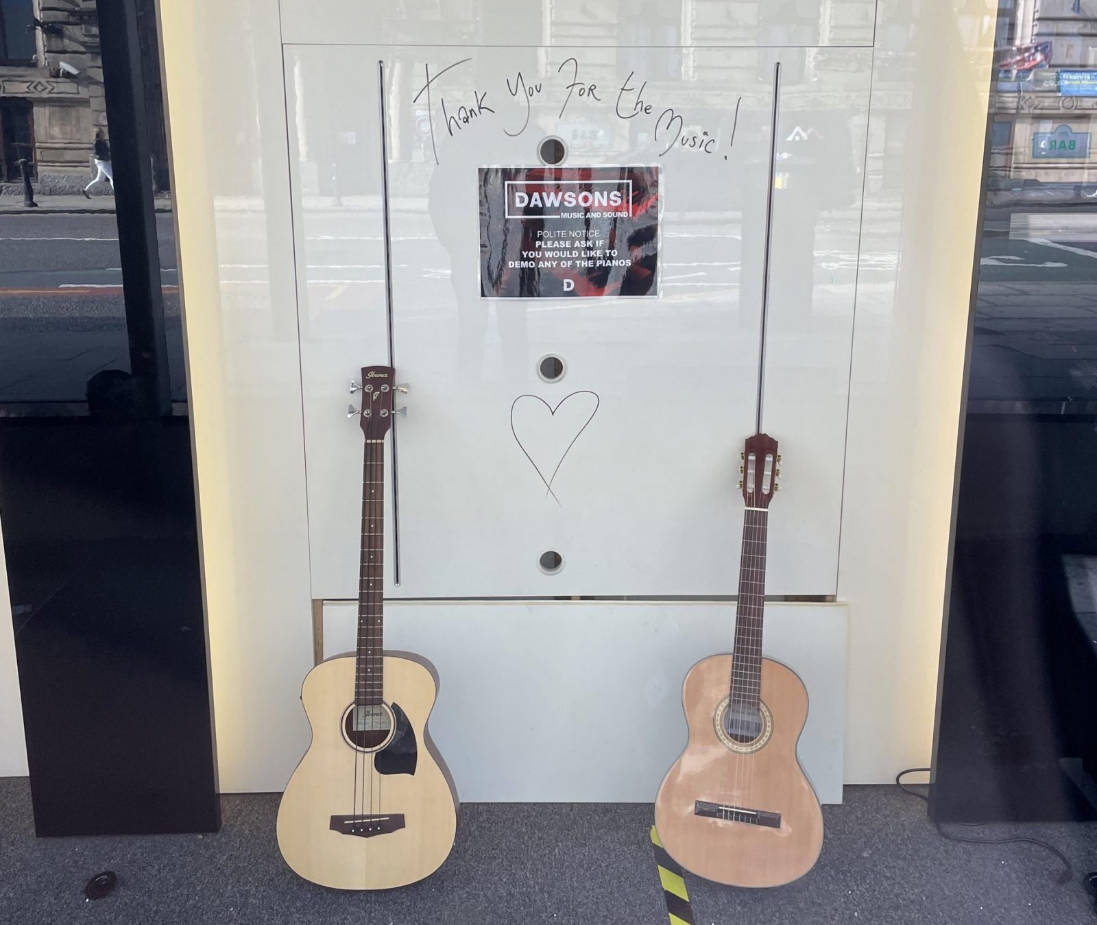 Dawsons Music on Portland Street has permanently closed