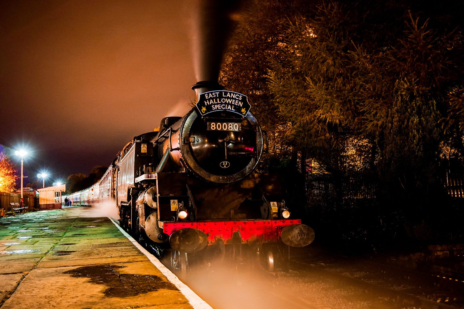 Way To Celebrate Halloween Haunted Steam Engine Train 